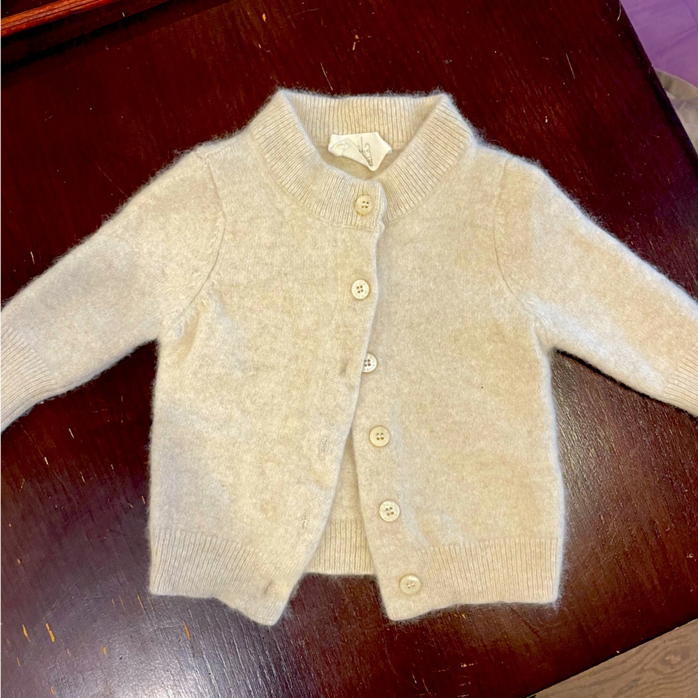 100% Cashmere Cardigan Sweater 0-3 months